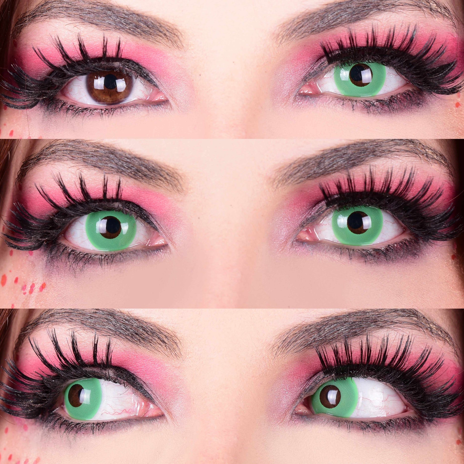 Green Hulk Contact Lenses 3eyes Mockup