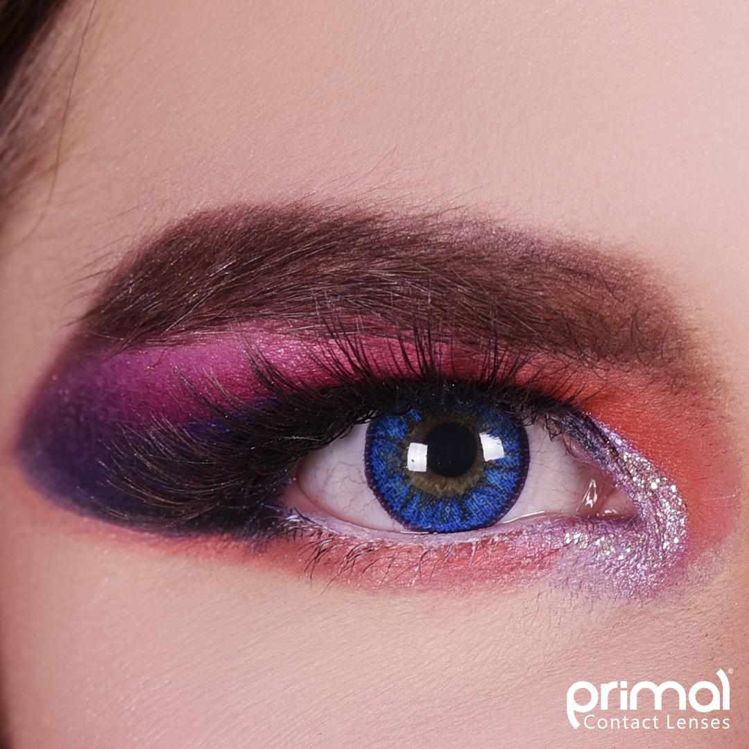 Enchanted Azure Lens Eyes Closeup