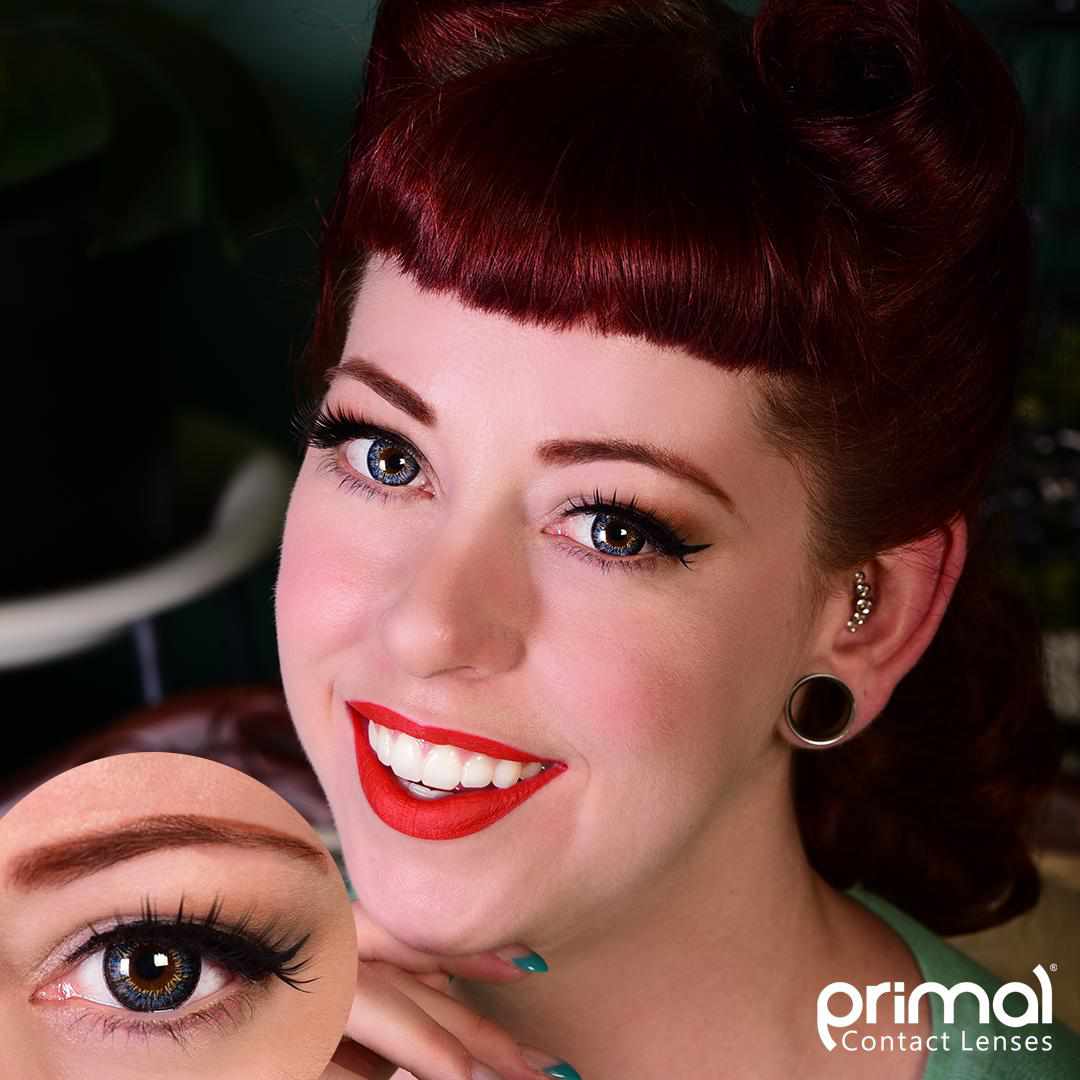 Moonrise Ash Natural Contacts Model Portrait