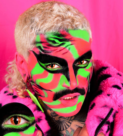 Sauron Eye Colored Contacts Model Portrait