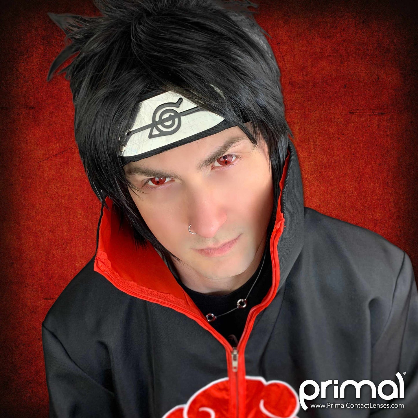 PRIMAL ® Sharingan - Red Cosplay Contact Lenses