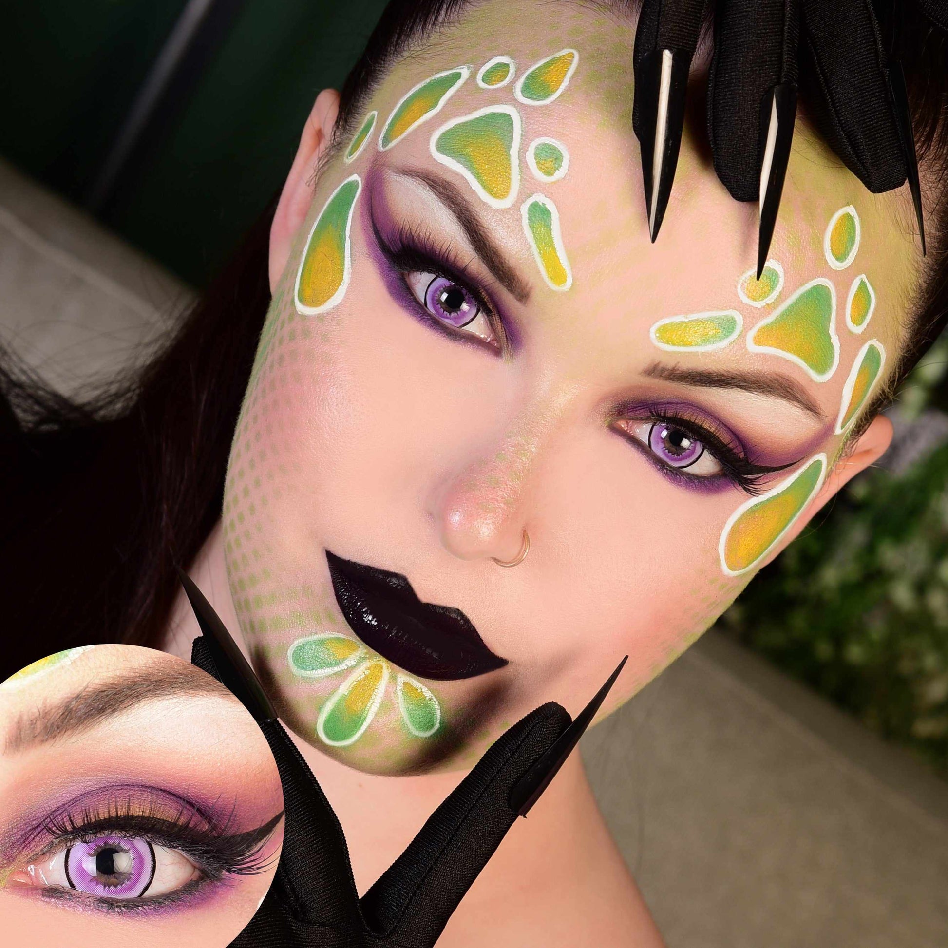 Succubus Contact Lenses Model Portrait