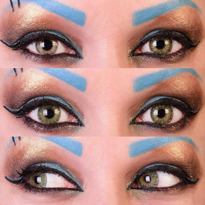 Sunset Turquoise Natural Contacts Makeup 3eyes