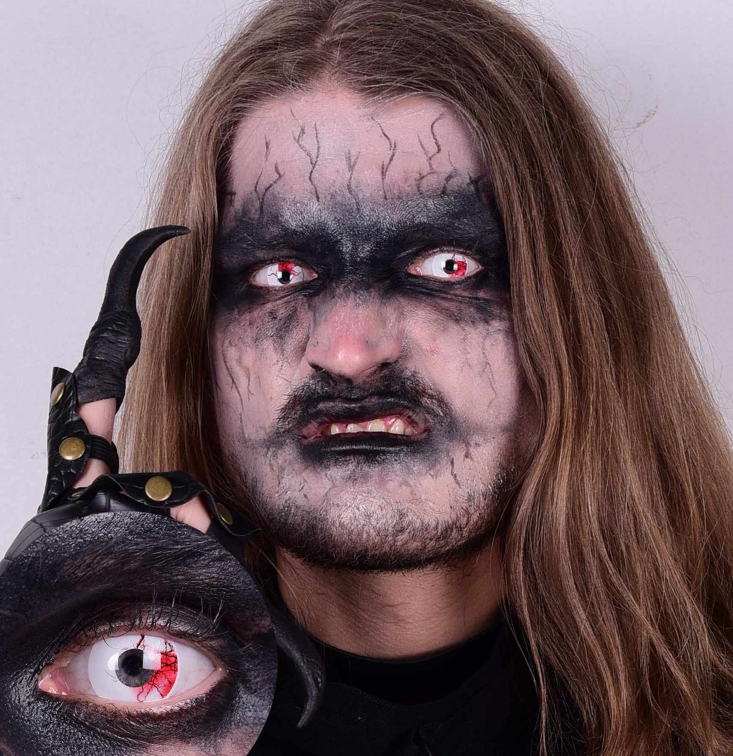 Walking Dead Contacts Halloween Model Portrait