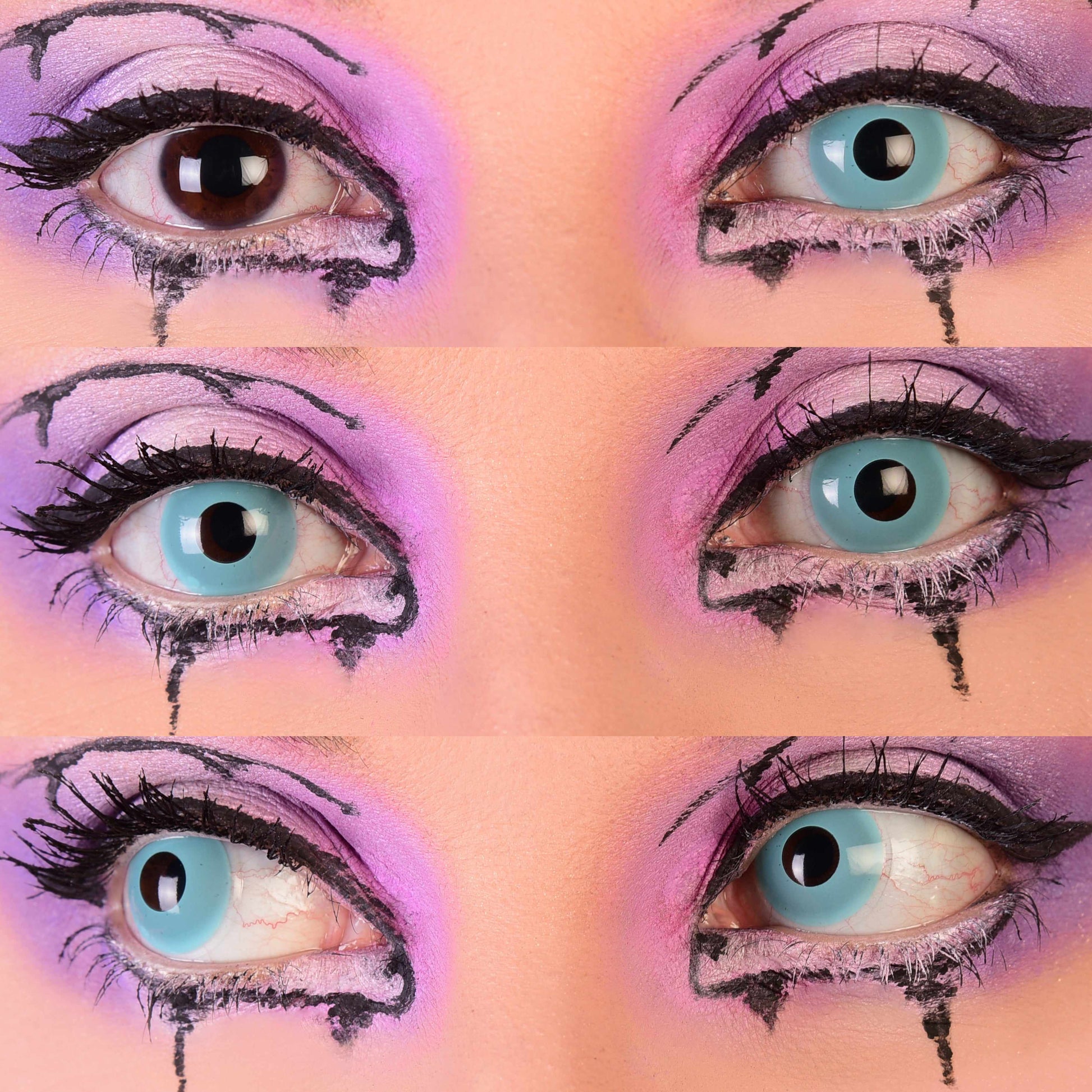 Underworld Vampire Blue Contacts 3eyes Mockup