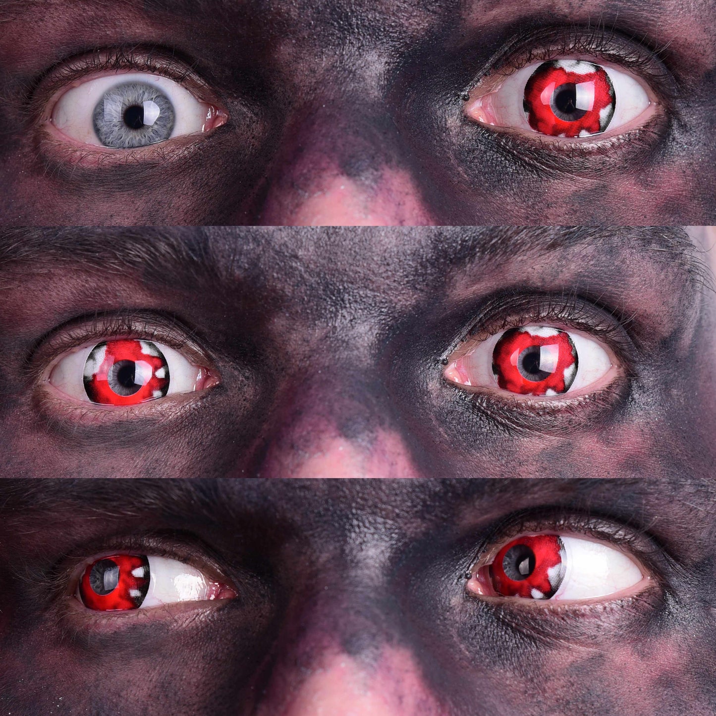 Walking Dead Red Contacts 3eyes Mockup