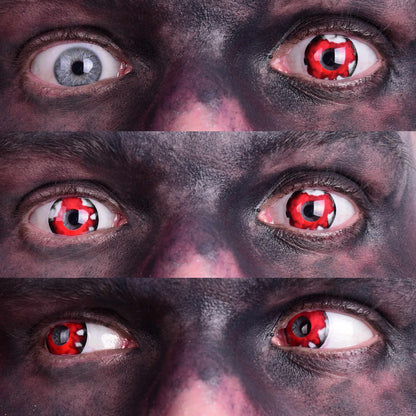 Walking Dead Red Contacts 3eyes Mockup