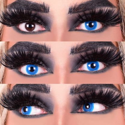 Alice in Wonderland Blue Contacts 3eyes Mockup