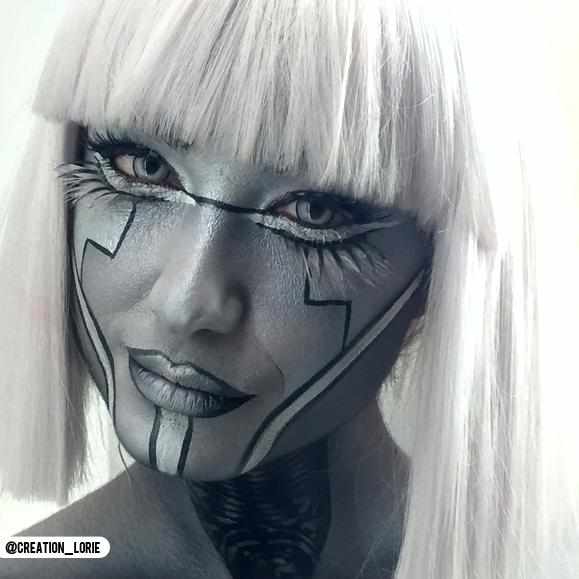 Grey Colored contact lenses, Halloween Cosplay, color contacts, krazy lens, fancy lens, circle lens.