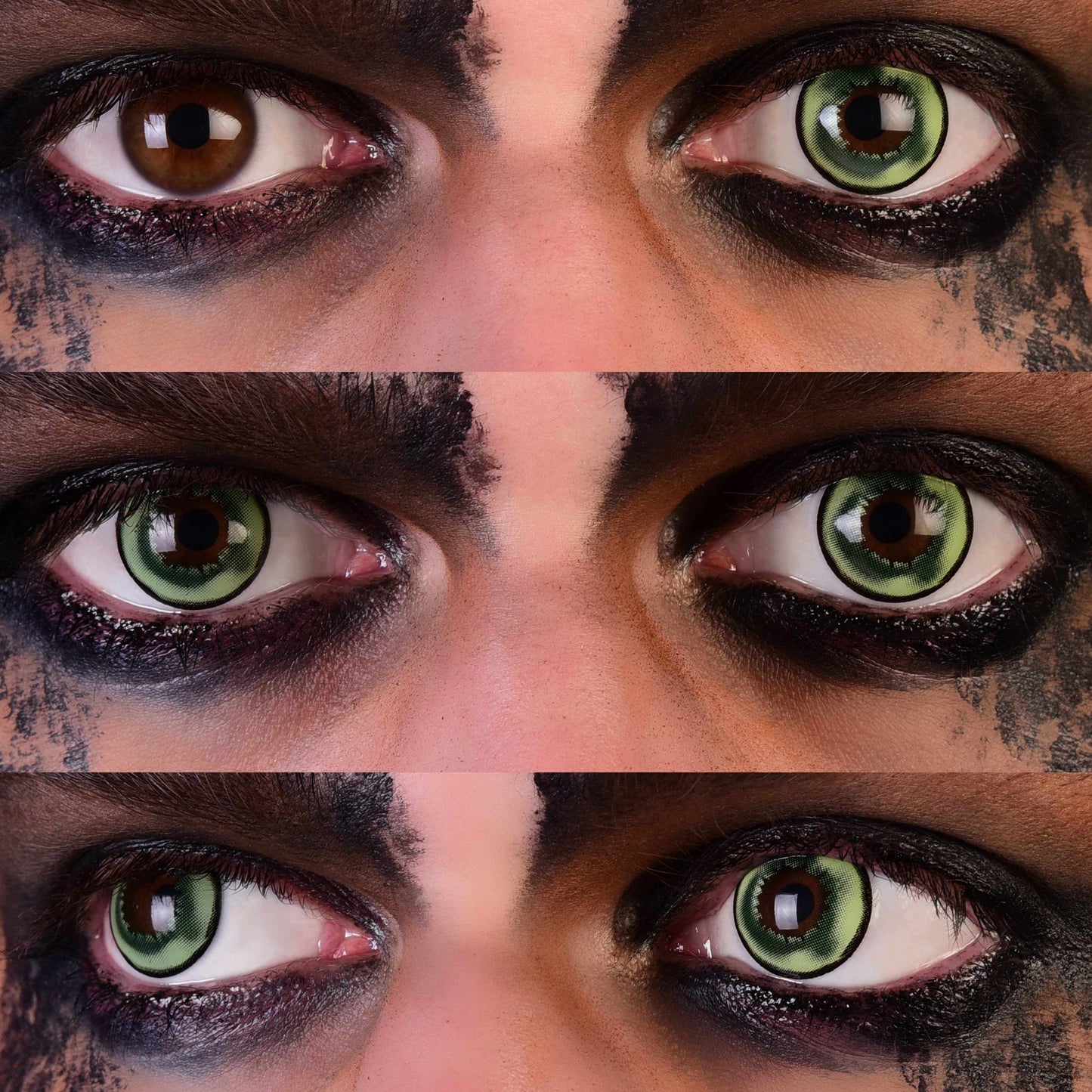 Green Lizard Contact Lenses 3eyes Mockup