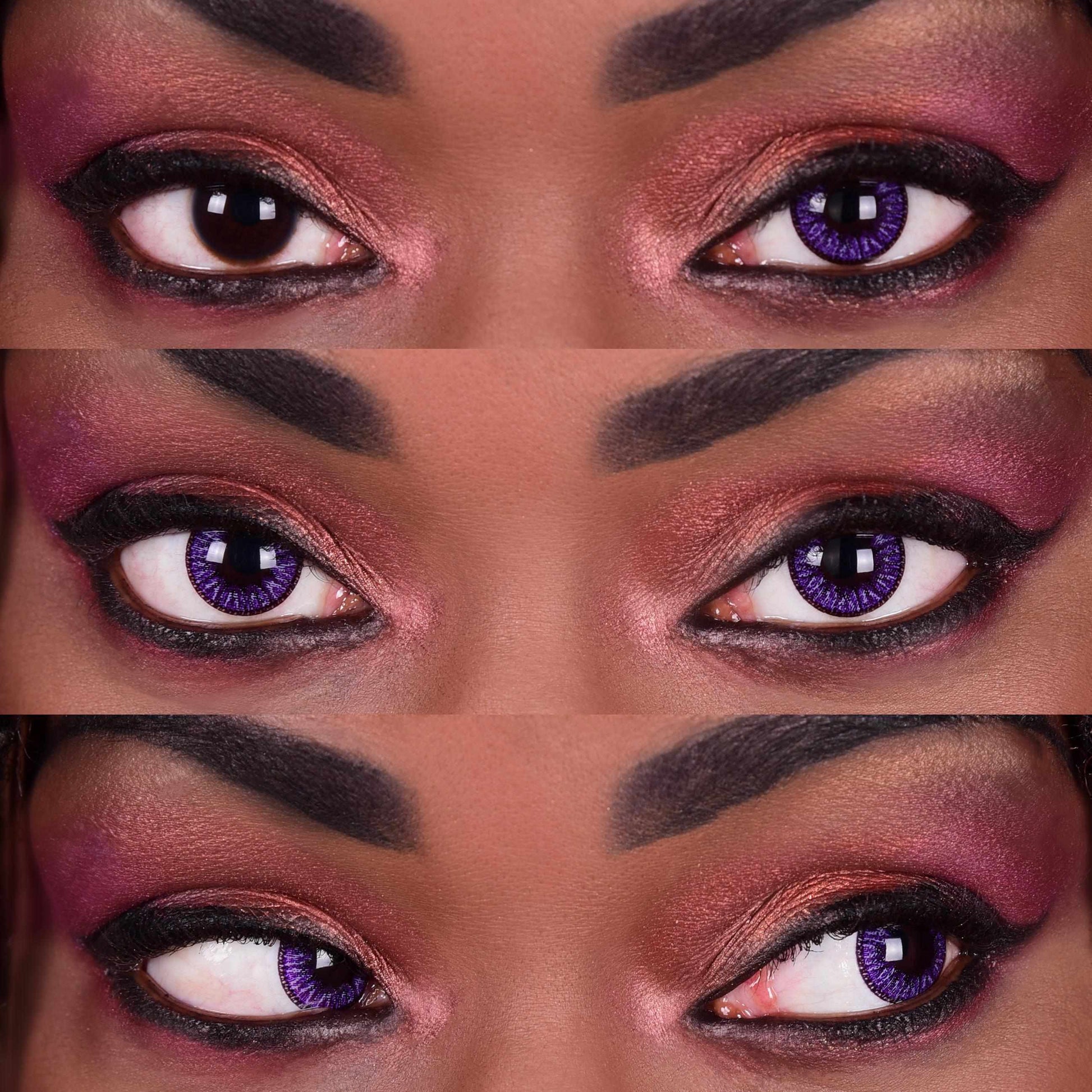 Enchanted Lilac Natural Contacts 3eyes Mockup