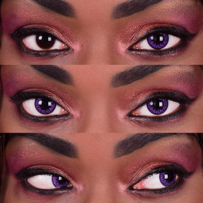 Enchanted Lilac Natural Contacts 3eyes Mockup