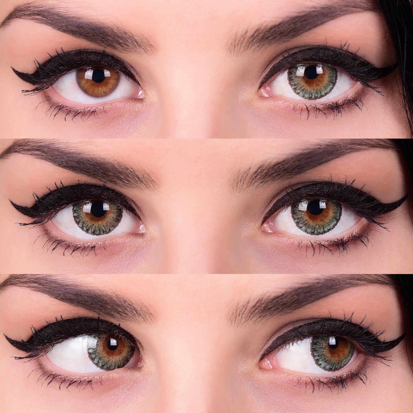 Green colored contact lenses, coloured contact lenses, color contacts, circle lens.