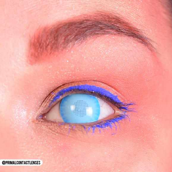 Blue Colored contact lenses, Halloween Cosplay, color contacts, krazy lens, fancy lens, circle lens.