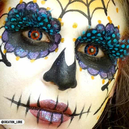 Supernatural Colored Contact Lenses Makeup Model Portrait