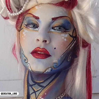 Underworld Vampire Blue Contacts Model Portrait